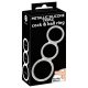 YOU2TOYS Triple Silicone Cock & Ball Ring