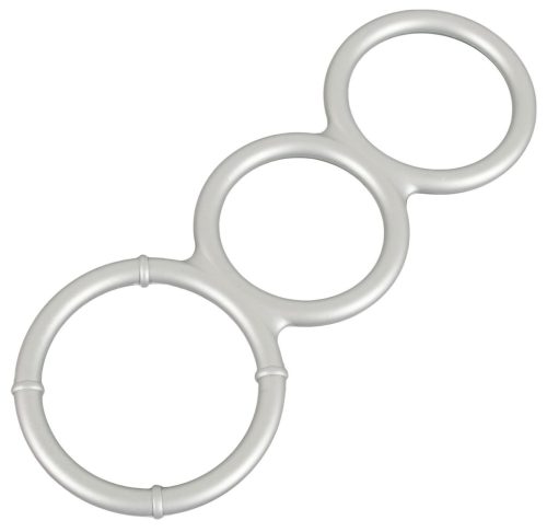YOU2TOYS Triple Silicone Cock & Ball Ring