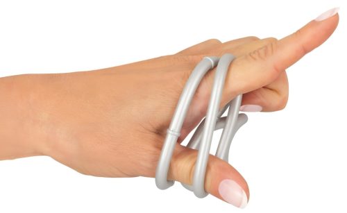 YOU2TOYS Triple Silicone Cock & Ball Ring