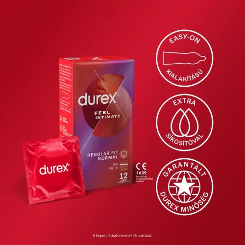 Durex Feel Intimate – Ultra-Thin Condom (12 pcs)