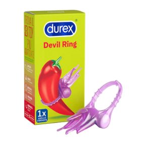 Durex Devil Ring vibrating cock ring (purple)