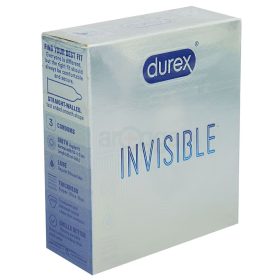 Durex Invisible Extra Thin Extra Sensitive Condoms 3 pcs