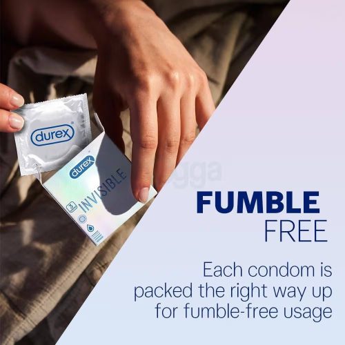 Durex Invisible Extra Thin Extra Sensitive Condoms 3 pcs