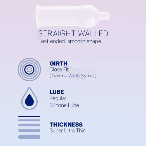 Durex Invisible Extra Thin Extra Sensitive Condoms 3 pcs