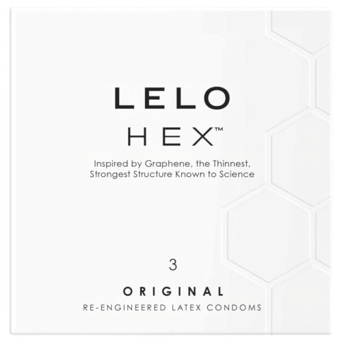 LELO HEX ORIGINAL - LUXUS ÓVSZER (3DB)