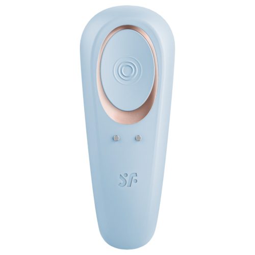 Satisfyer Double Classic - (blue) couples vibrator
