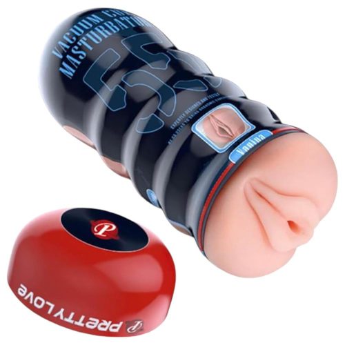 Pretty Love Vacuum Cup – Realistic Masturbator (Natural)